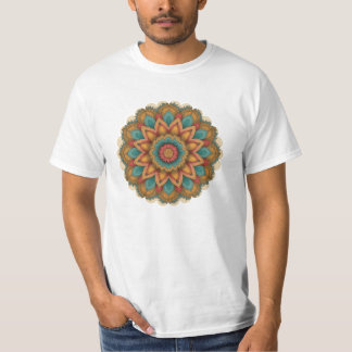 Camiseta Colorful Mandala Floral Boho Art