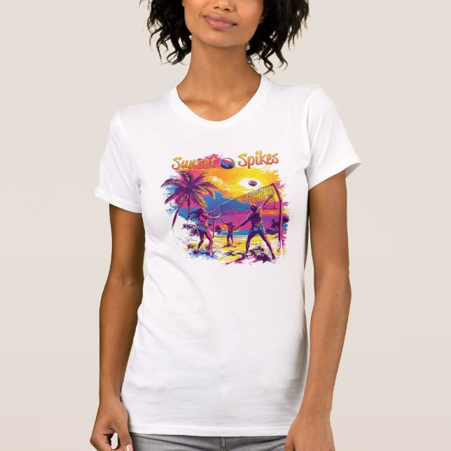 Camiseta Colorful Team Design with Graphic and Text (Frente)