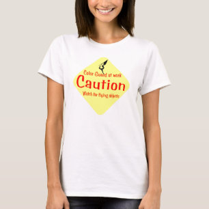 Camiseta Colorguard no trabalho