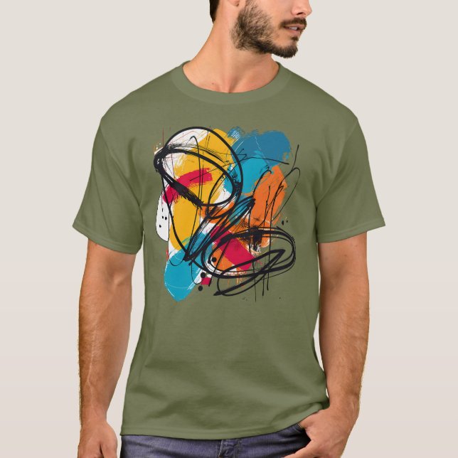 Camiseta colorida (Frente)