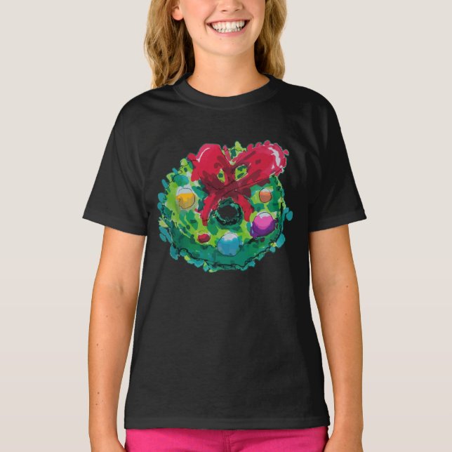 Camiseta Colorida Advent Wreath (Frente)