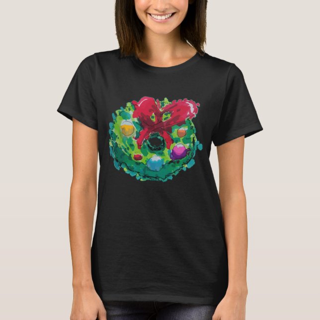 Camiseta Colorida Advent Wreath (Frente)