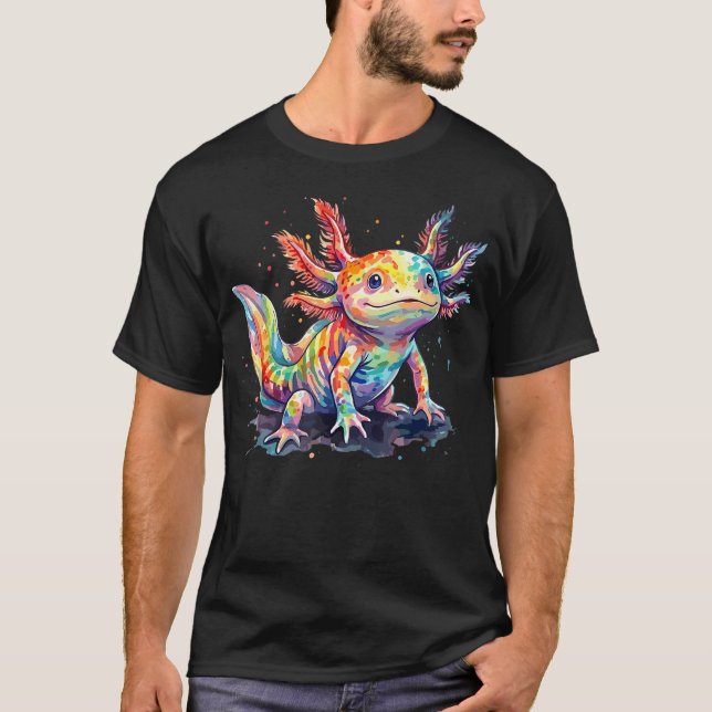 Camiseta Colorida Aquarela (Frente)
