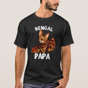 Camiseta Colorida Bengala Eu Amo Meu Gato Bengala Gatinho O