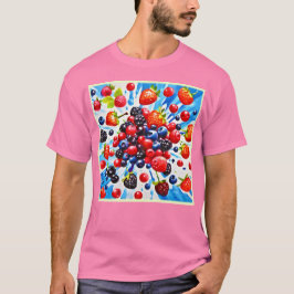 Camiseta Colorida Berry Fiesta Design