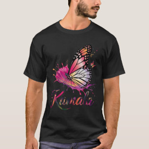 Camiseta Colorida Borboleta Kamala Para Crianças Homens Har