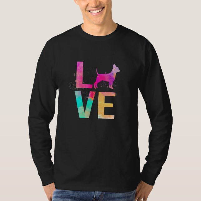 Camiseta Colorida Chihuahua Dog Mãe Chihuahua (Frente)