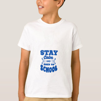 Camiseta Colorida Com Design De Volta À Escola E F