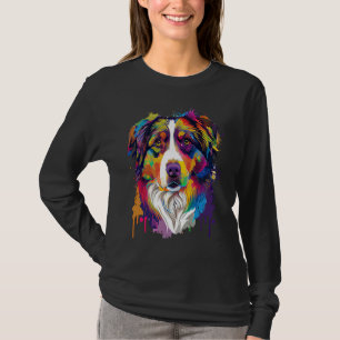 Camiseta Colorida cor tríplice Pop Tie Dye Shepherd Austral