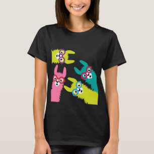 Camiseta Colorida de Camelídeo Drama Llama