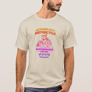 Camiseta Colorida de Desempenho de Motocicleta Scr