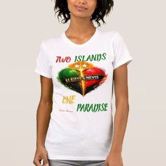 Camiseta Colorida de ST.Kitts & Nevis