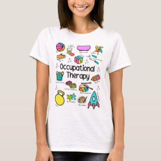 Camiseta Colorida de Terapia Ocupacional Pediátric