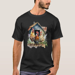 Camiseta Colorida Fazenda Orgânica Casa de Frango Nr 5