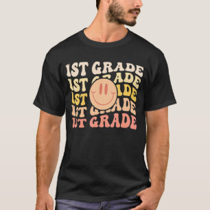 Camiseta Colorida Grama de 1rua, Crianças Sorriem Professor