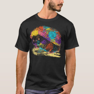 Camiseta Colorida Hedgehog