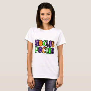 Camiseta Colorida Hocus Pocus - Retrô Groovy Witch