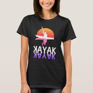 Camiseta Colorida Kayak Sunset
