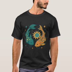 Camiseta Colorida Koi Unisex