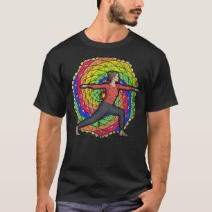 Camiseta Colorida Mandala Zen Budista Yogi Spiritual Medit