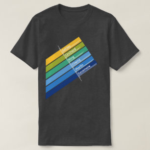 Camiseta Colorida Masculina College Park