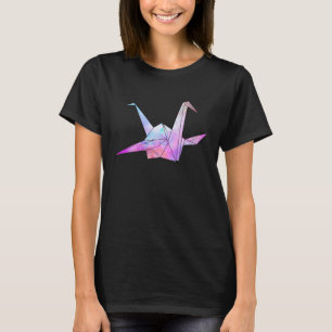 Camiseta Colorida Origami Japonês Cultura Papel Dobrado C