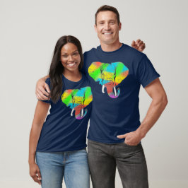 Camiseta Colorida Pachyderm