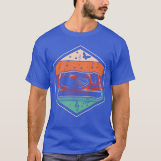 Camiseta Colorida Record Music Vinyl Family
