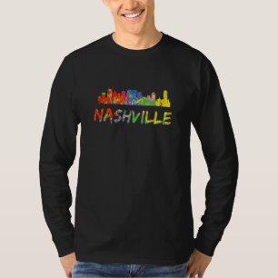 Camiseta Colorida Tendesse Paint Splash Art Única Nashvil