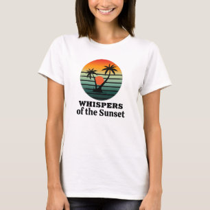 Camiseta Colorida Vintage Retro Sunset