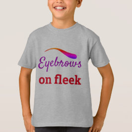Camiseta Coloridas sobrancelhas em Fleek Trendy Flawless, Z