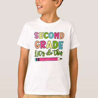 Camiseta Colorido 2º ano Vamos fazer isso de volta à escola