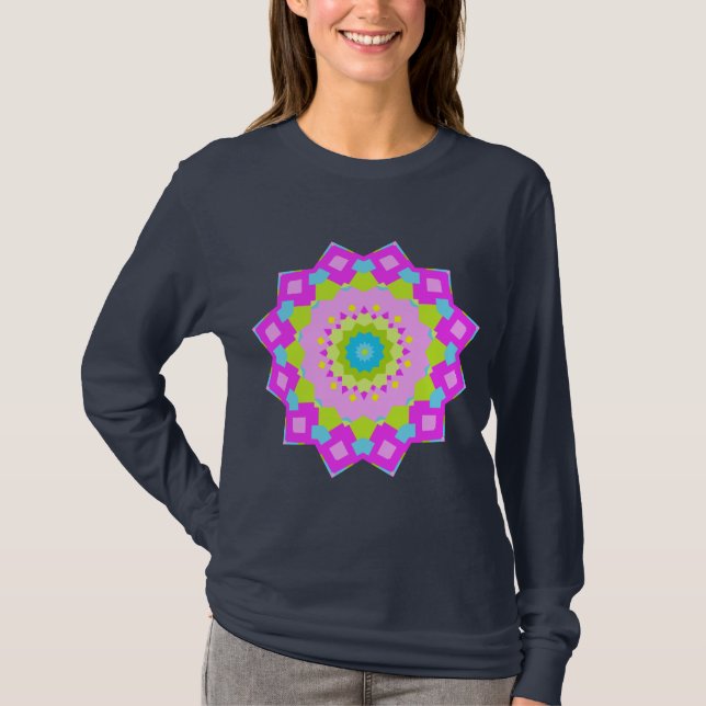 Camiseta Colorido Caleidoscópio 03 (Frente)