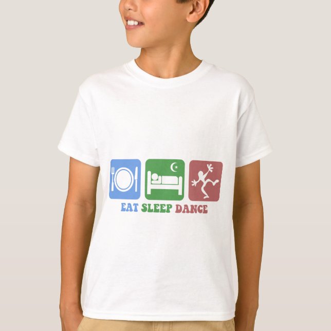 Camiseta Colorido coma a dança do sono (Frente)