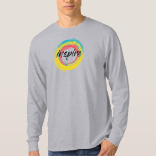 Camiseta Colorido, divertido, design moderno vibrante e leg