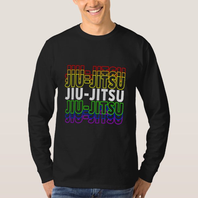 Camiseta Colorido Jiu Jitsu Martial Arts Mma Fighter Japane (Frente)