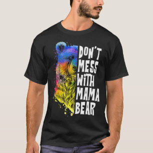 Camiseta Colorido Não Mestique com o luffy da Mãe Ursa