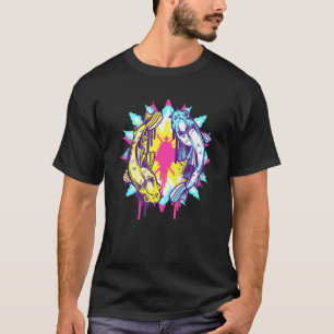 Camiseta Colorido Peixe Koi Japonês Nishikigoi