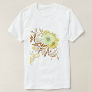 Camiseta Colorindo Flores Arte Design Colorindo Floral