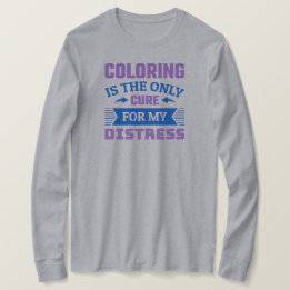 Camiseta Colorir é o único remédio - Colorista Engraçado