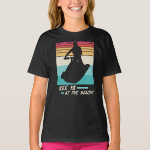 Camiseta Colorir Esqui Jet dizendo citação de surfe na pr
