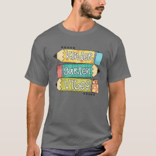 Camiseta Colorir Jardim Infantil Vibes Professora De Volta