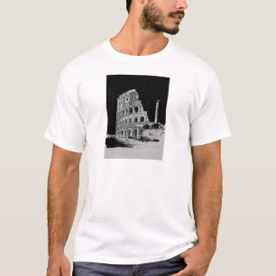 Camiseta Colosseum preto & branco
