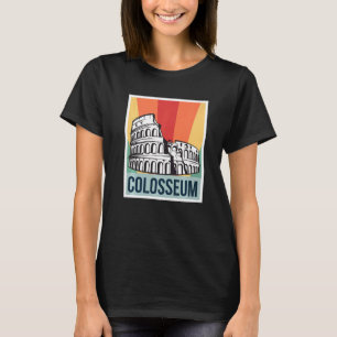 Camiseta Colosseum Retro De Roma Itália Romanos