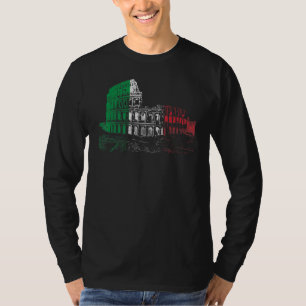 Camiseta Colosseum Roma Itália Bandeira Pride