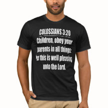 Colossianos 3:20 Filhos Obedeçam aos Pais KJV