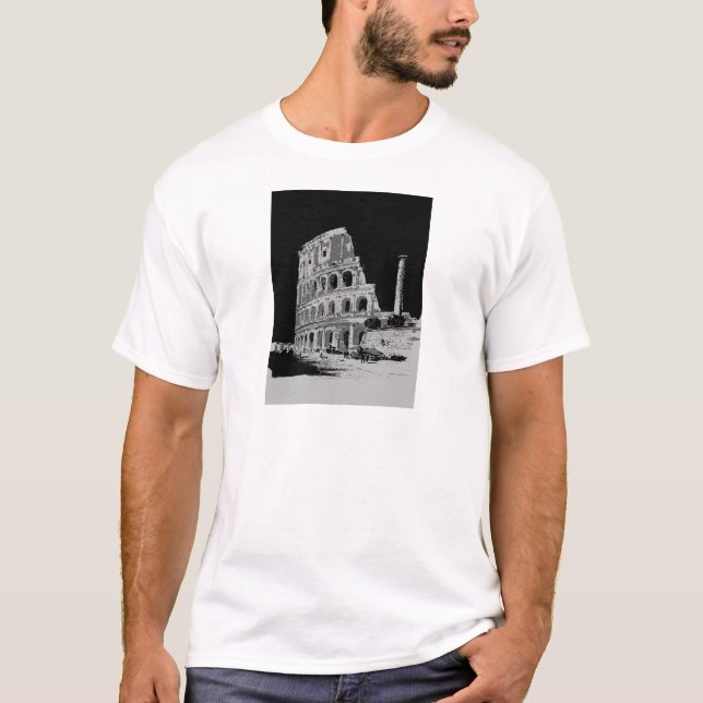 Camiseta Colosso Preto e Branco (Frente)
