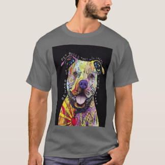 Camiseta Colourful Pit Bulls pitbull lover