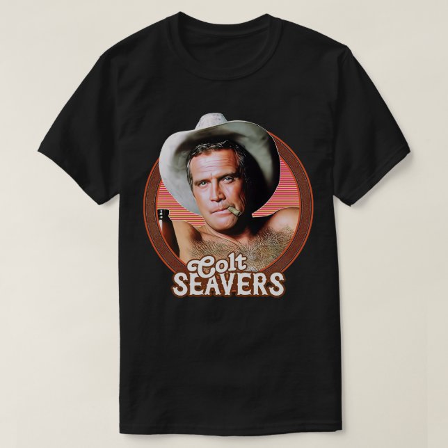 Camiseta Colt Seavers 80s Design (Frente do Design)