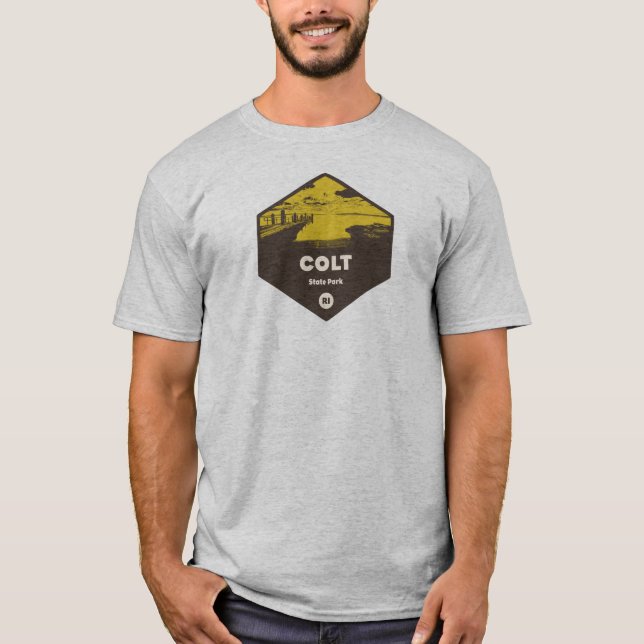Camiseta Colt State Park Rhode Island (Frente)